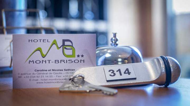 Carte de visite Hôtel Mont Brison Briançon