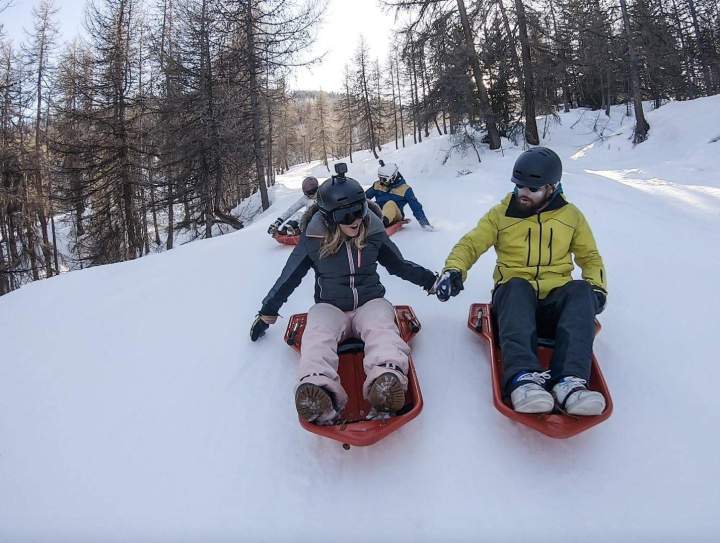 Sledding Briançon