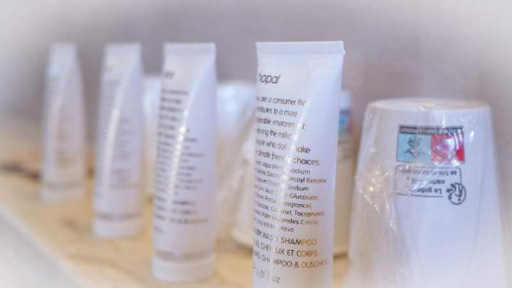 Cosmetics at the Hôtel Mont Brison in Briançon