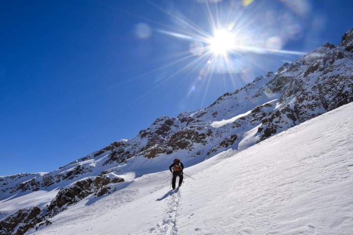 Winter activity in Briançon