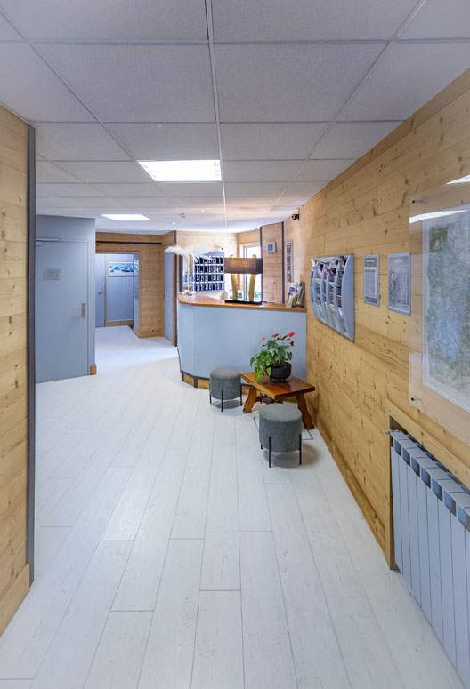 Hall d'entrée Hôtel Mont Brison Briançon